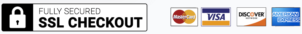 Fully Secured SSL Checkout - Accepts MasterCard, Visa, Discover, and American Express